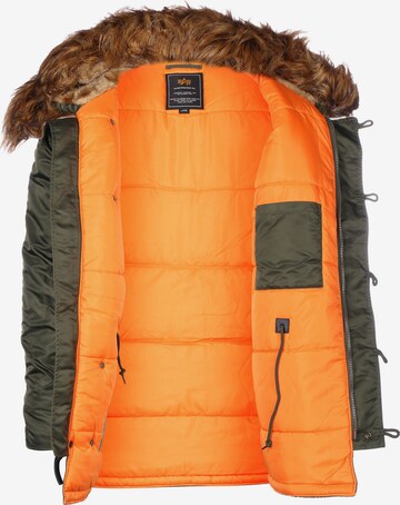 ALPHA INDUSTRIES Talveparka 'N3B VF 59', värv roheline