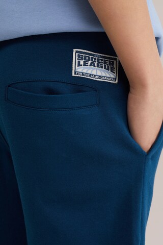 WE Fashion Regular Trousers in Blue
