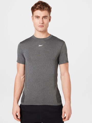 Reebok Functioneel shirt in Grijs: voorkant