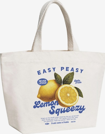 Neverless Strandtasche 'Lemon Squeezy' in One Size in nude, Produktansicht