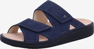 Finn Comfort Pantolette 'Danzig Soft' in Blau: Vorderseite