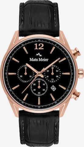 Mats Meier Analog Watch in Black: front