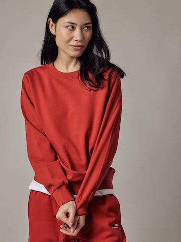 OWN Off With Nature Sweatshirt 'Felpa Felpata Girocollo' in Rood