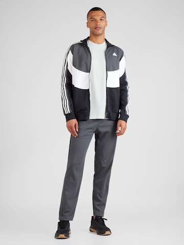 juoda ADIDAS SPORTSWEAR Treniruočių kostiumas