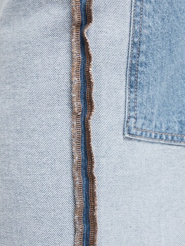 Bershka Loosefit Farmer - kék