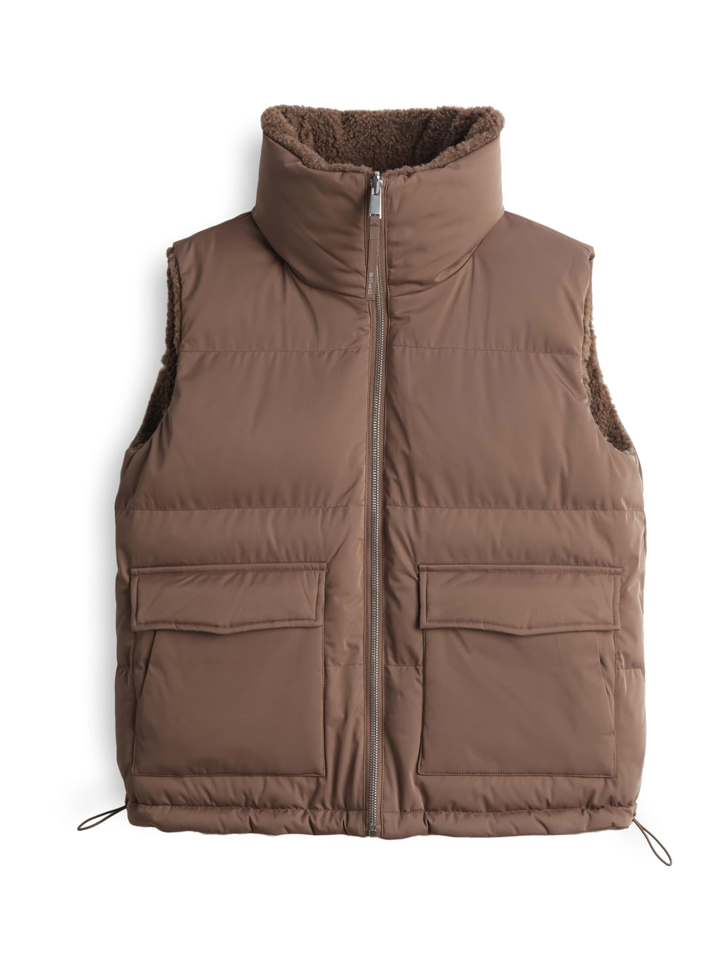 OPUS Weste 'Wendara' in Braun: Vorderseite