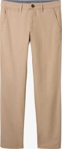 TOM TAILOR Regular Chino Pants in Beige: front