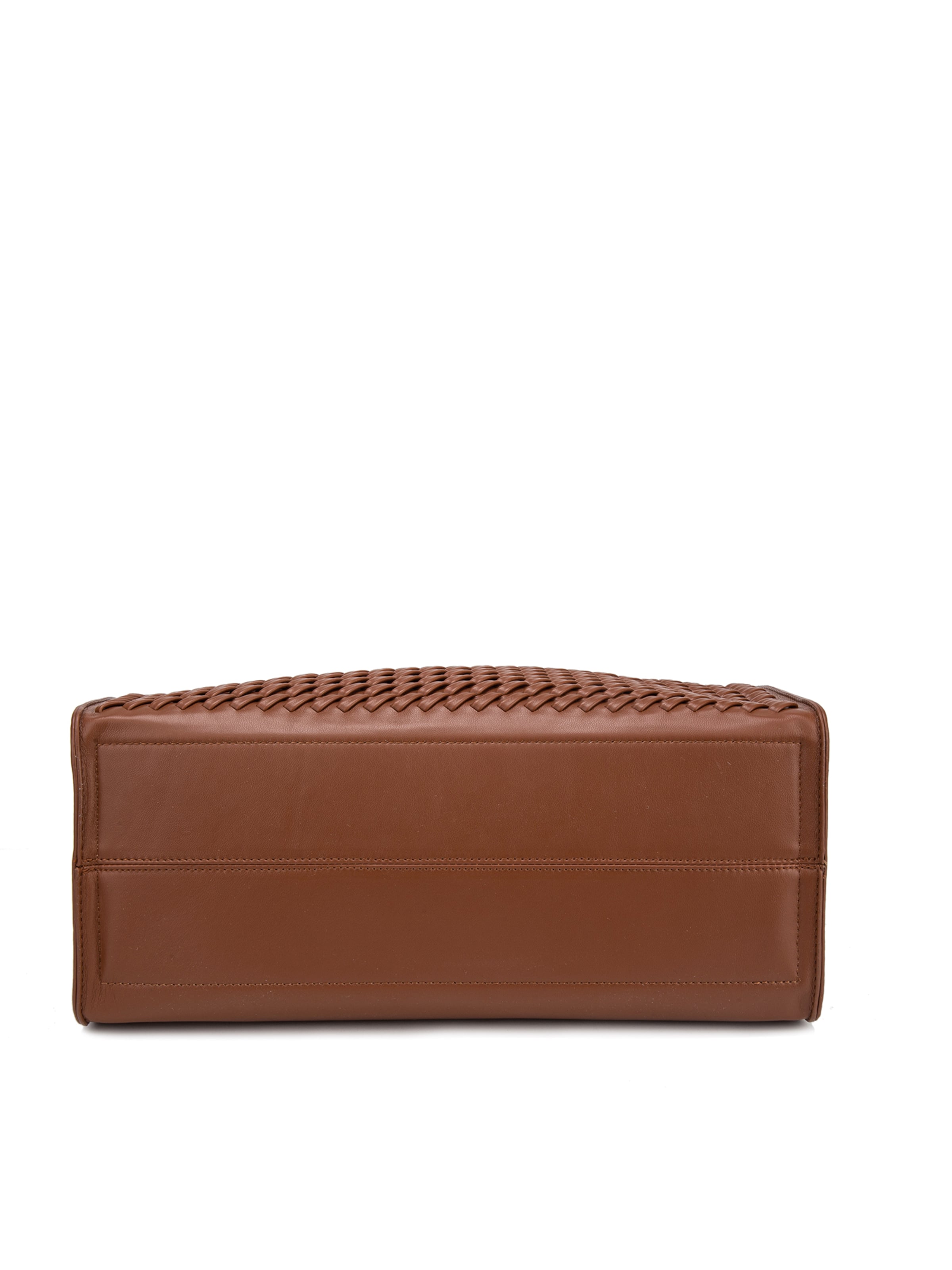 Shopper 'Borsa Shopper Silvana Elite - Pelle Vegana Intrecciata' di Diana&Co. in marrone