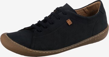 EL NATURALISTA Athletic Lace-Up Shoes 'Pawikan' in Black: front