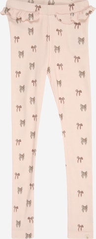 Leggings 'NMFGAVO' Lil' Atelier BABY en rose : devant