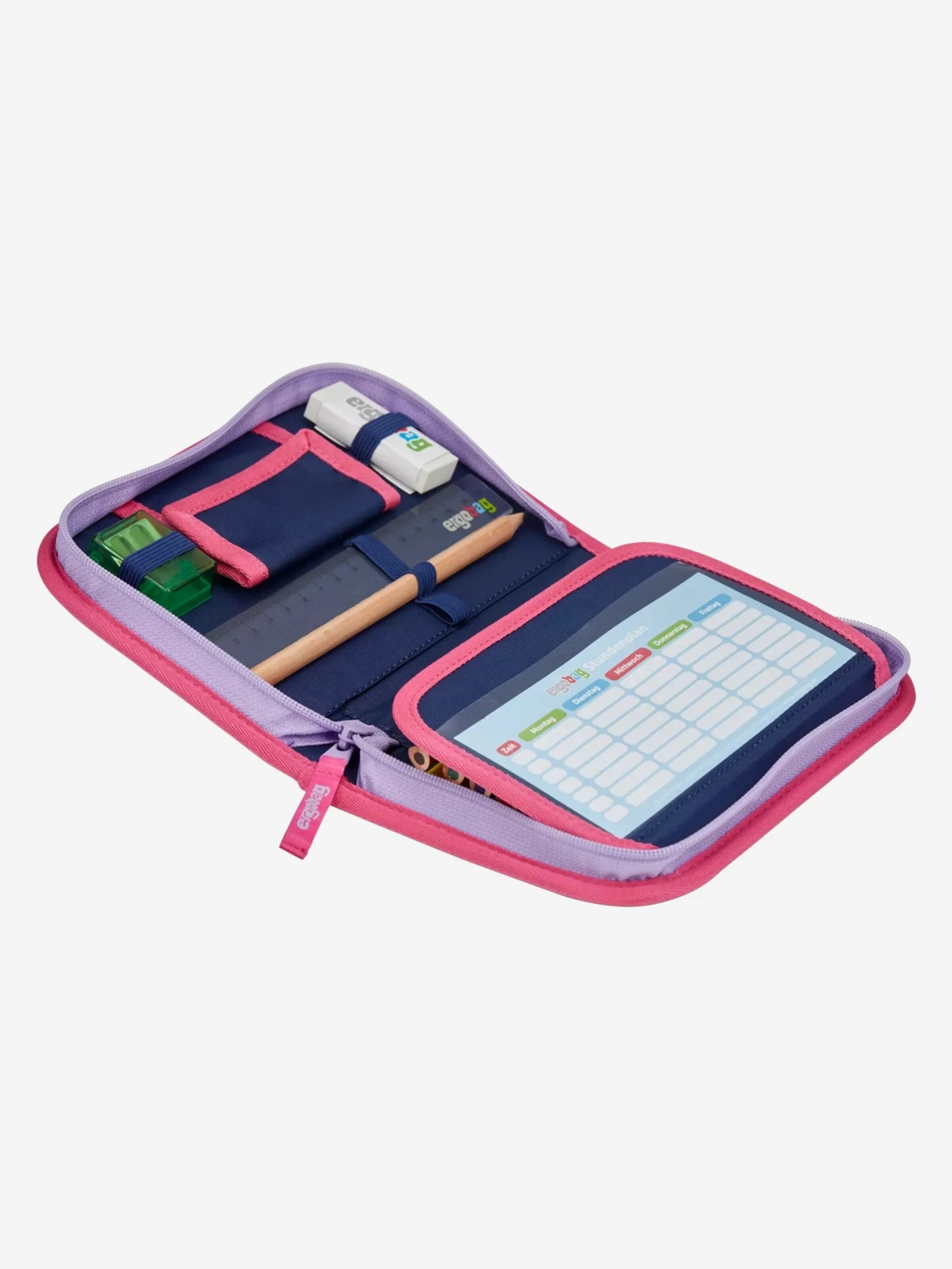 ergobag Tasche 'Federmäppchen Federmäppchen'‌‌‌‌ in Lila