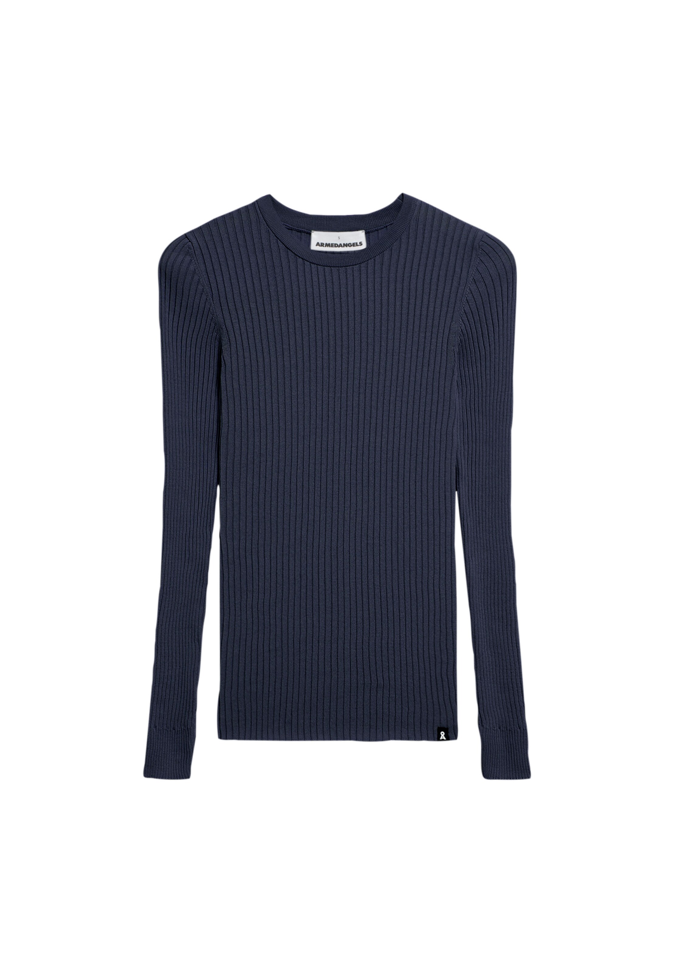 ARMEDANGELS Trui ' ALAANIA RN ' in Blauw: voorkant