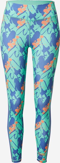 DELICATELOVE Sporthose 'Nadi' in blau / jade / orange, Produktansicht