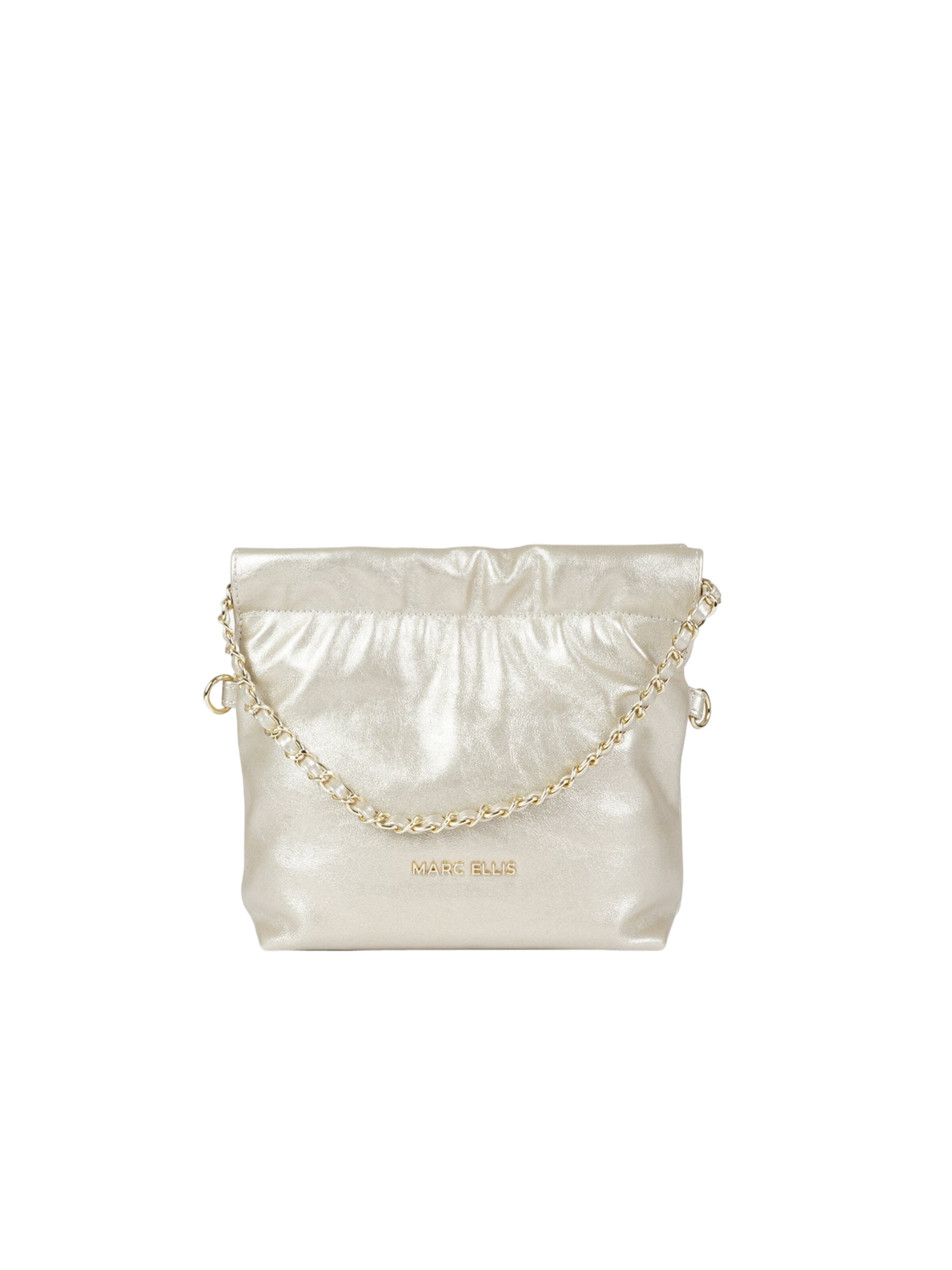Marc Ellis Schultertaschen in Gold: Vorderseite