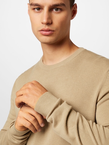Only & Sons Regular fit Sweater 'Alex' in Beige