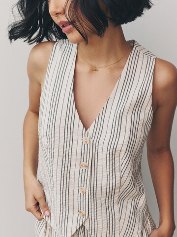 Gilet da completo di Next in bianco