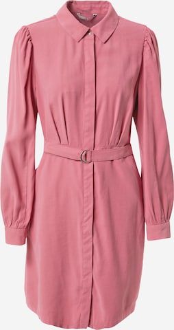 ONLY Blousejurk 'SHORT DRESS PNT' in Roze: voorkant