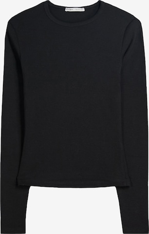 T-shirt Bershka en noir : devant