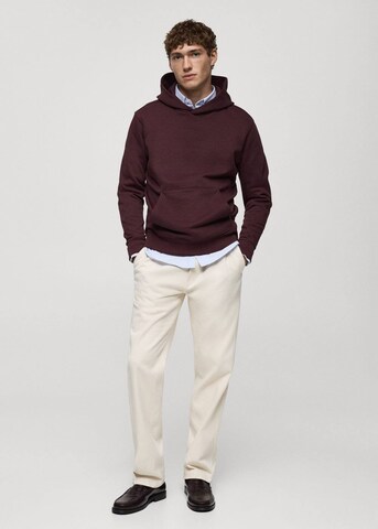 MANGO MAN Sweatshirt 'Bono' in Red