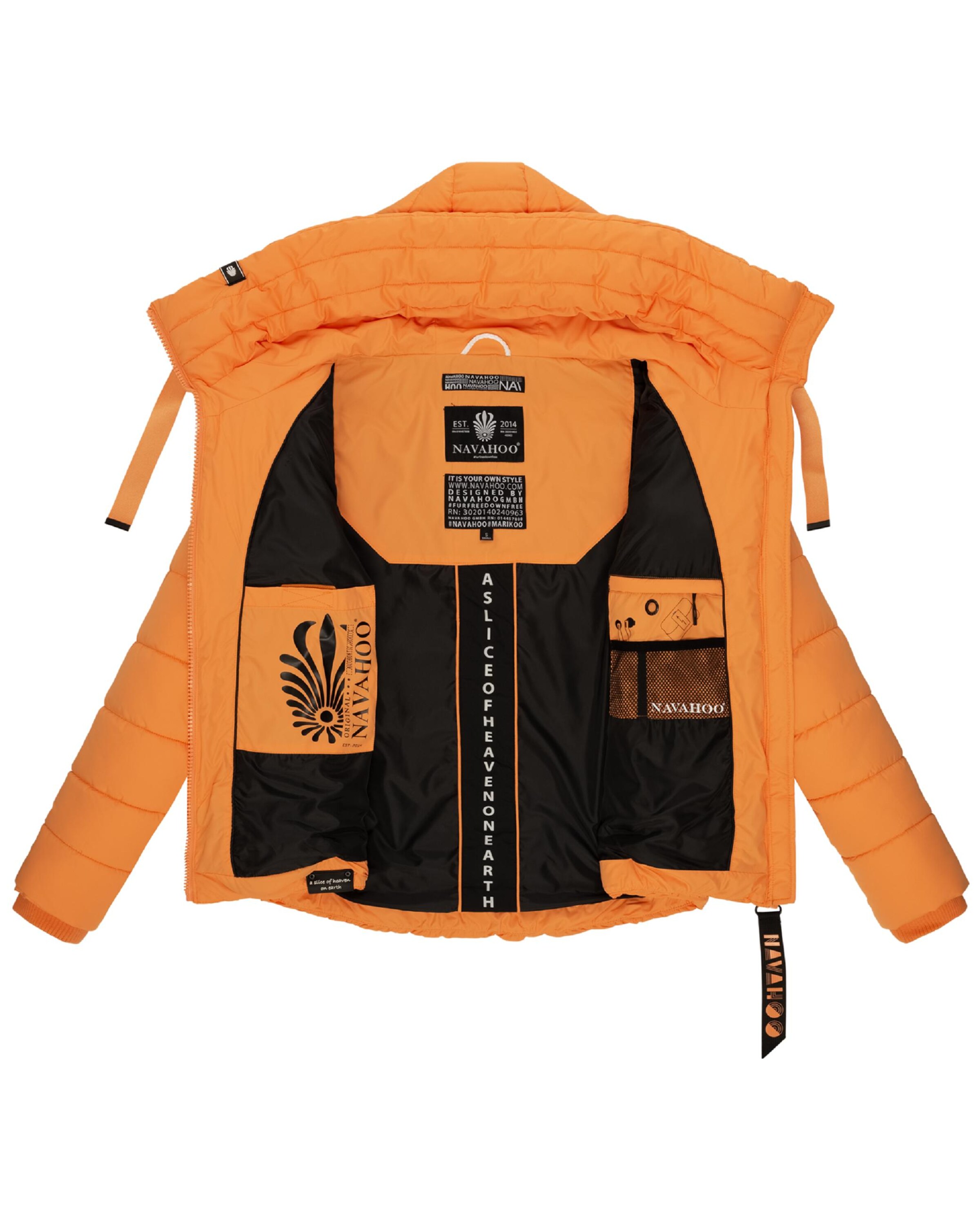 Veste d’hiver 'Amayaa' NAVAHOO en orange