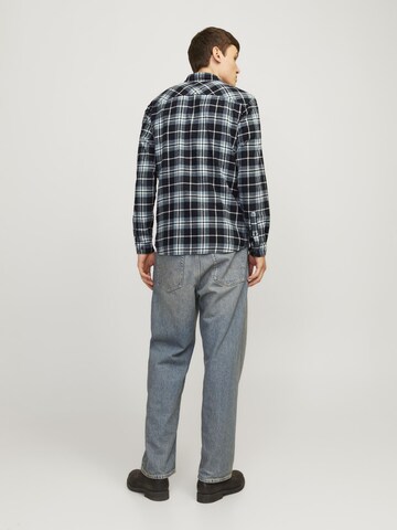 JACK & JONES Slim fit Overhemd 'JJJoshua' in Blauw