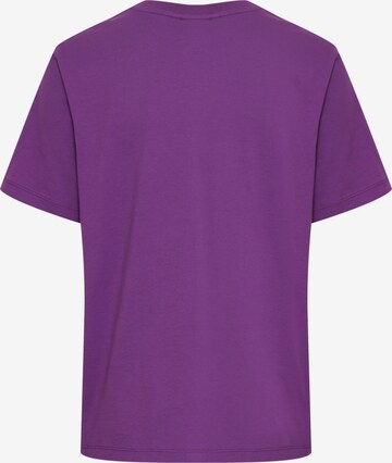 T-shirt 'PALMER' ICHI en violet