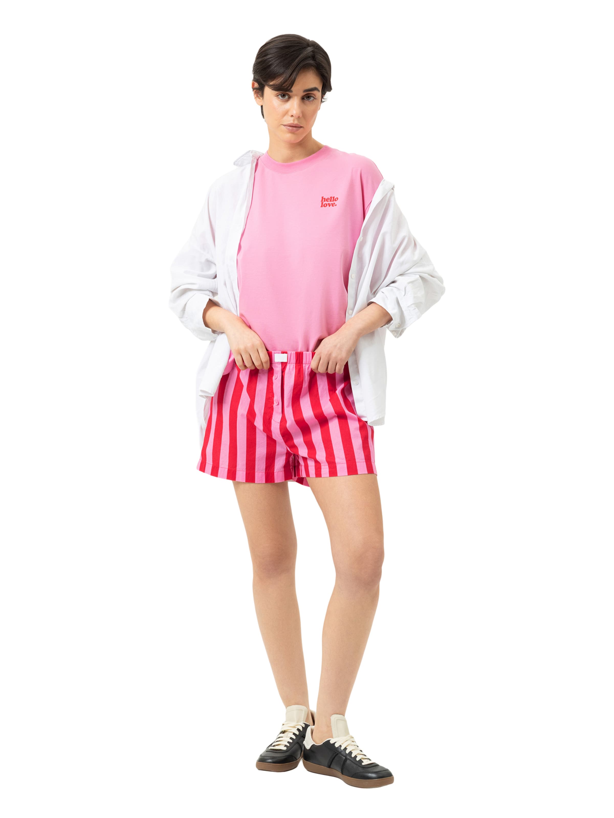 Pantalon de pyjama ' Happy ' Mey en rose