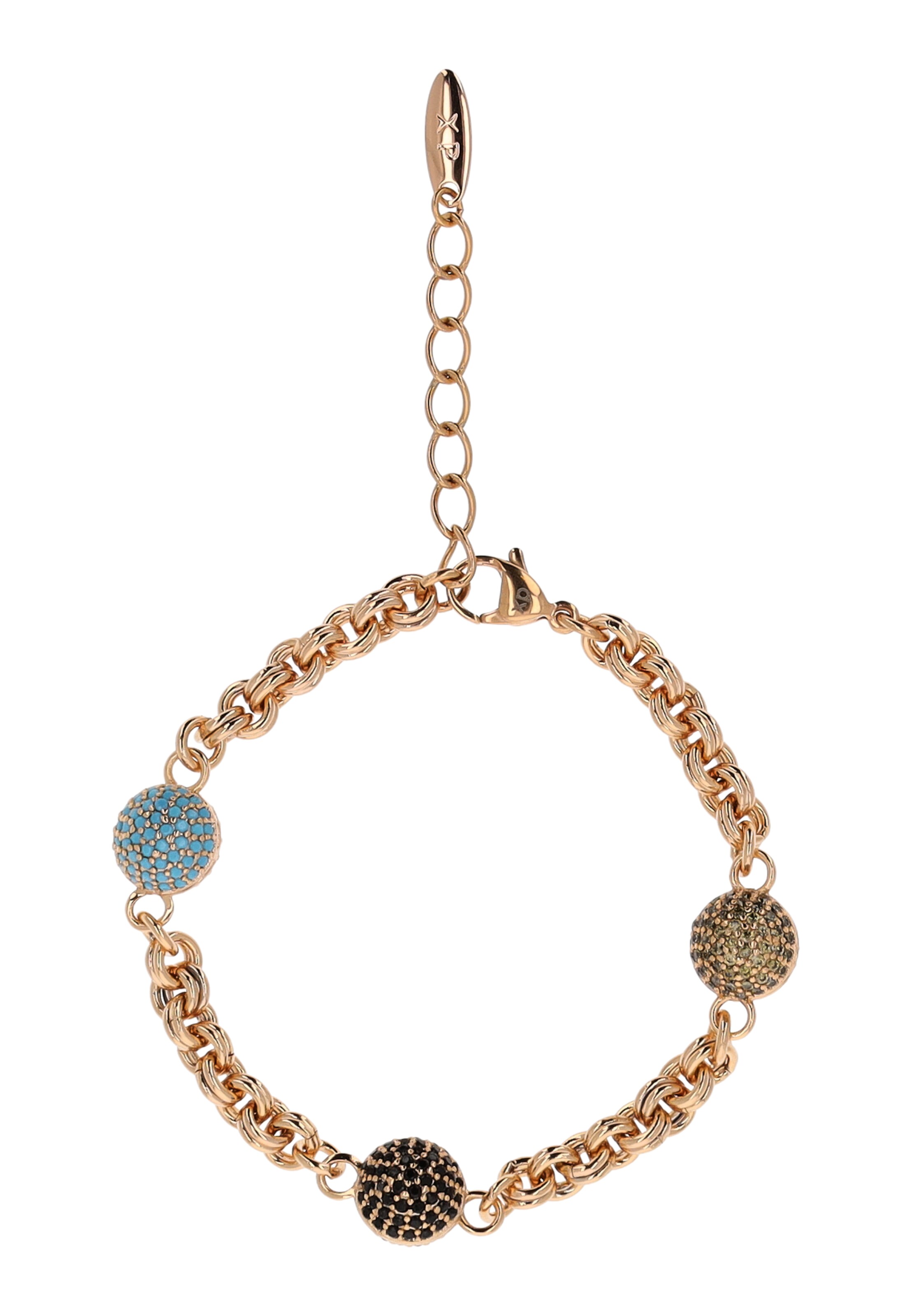 IZIA Bracelet en or rose, Vue avec produit