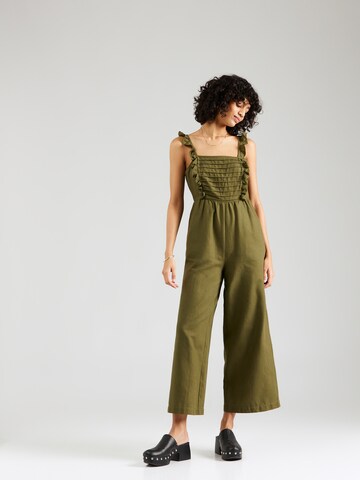 Springfield Jumpsuit in Groen: voorkant