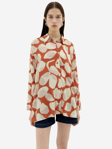 Thinking MU - Blusa ' AVA ' en rojo: frente