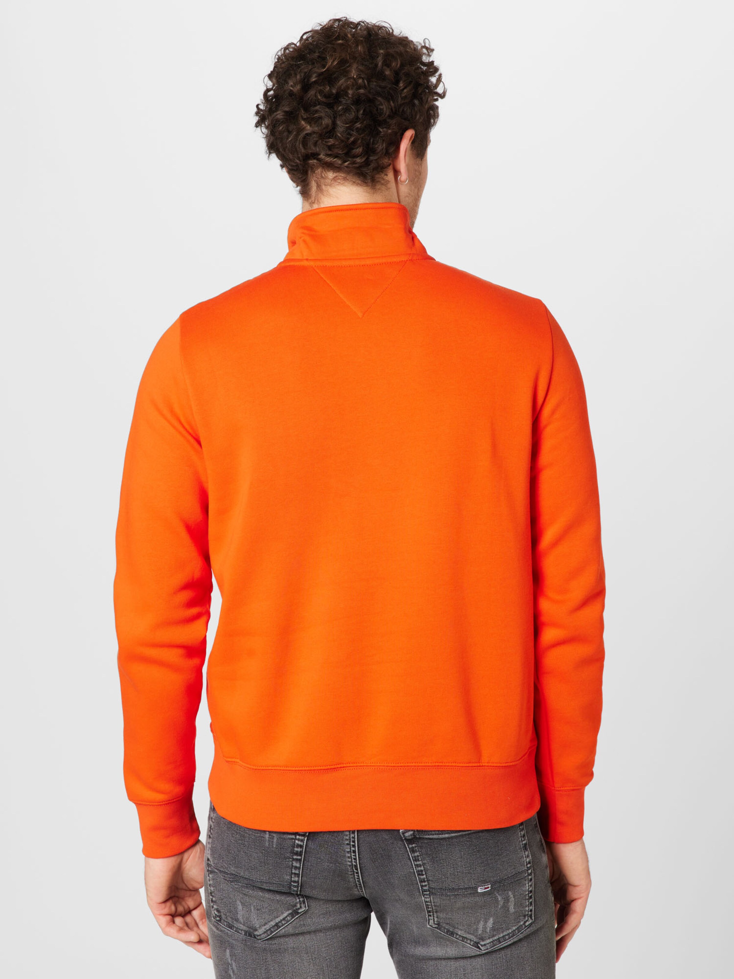 Orange tommy best sale hilfiger sweatshirt
