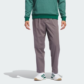 ADIDAS PERFORMANCE Tapered Sportbroek 'Go-To' in Bruin: voorkant