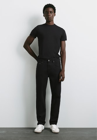 Pull&Bear Slimfit Jeans i sort
