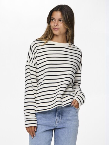 PIECES Sweatshirt 'Chilli' in White: front