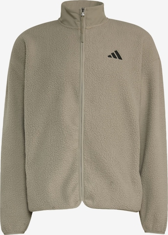 Giacca di pile funzionale 'City Tech' di ADIDAS SPORTSWEAR in verde: frontale