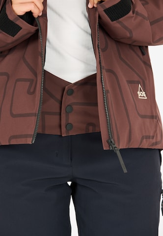 SOS Outdoor jacket 'Cervinia' in Brown