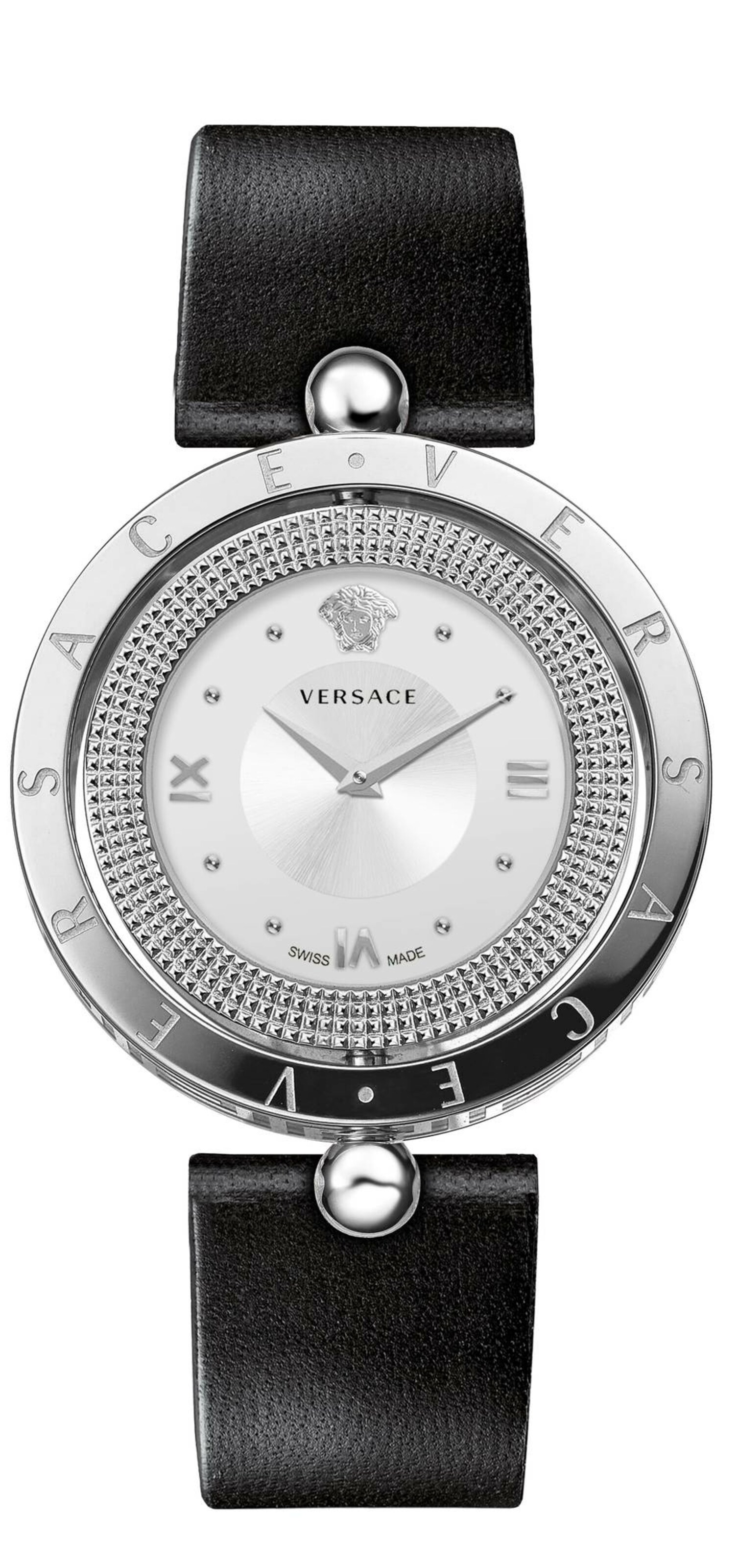 VERSACE Analoguhr in Silber: Vorderseite