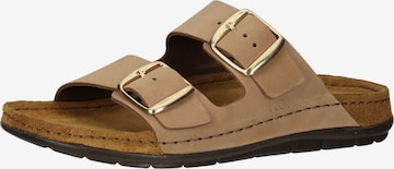 ROHDE Mules in Beige: front