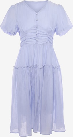 Robe faina en bleu : devant