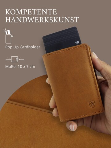 Akaroa Wallet 'Slim Wallet Pelle II' in Brown