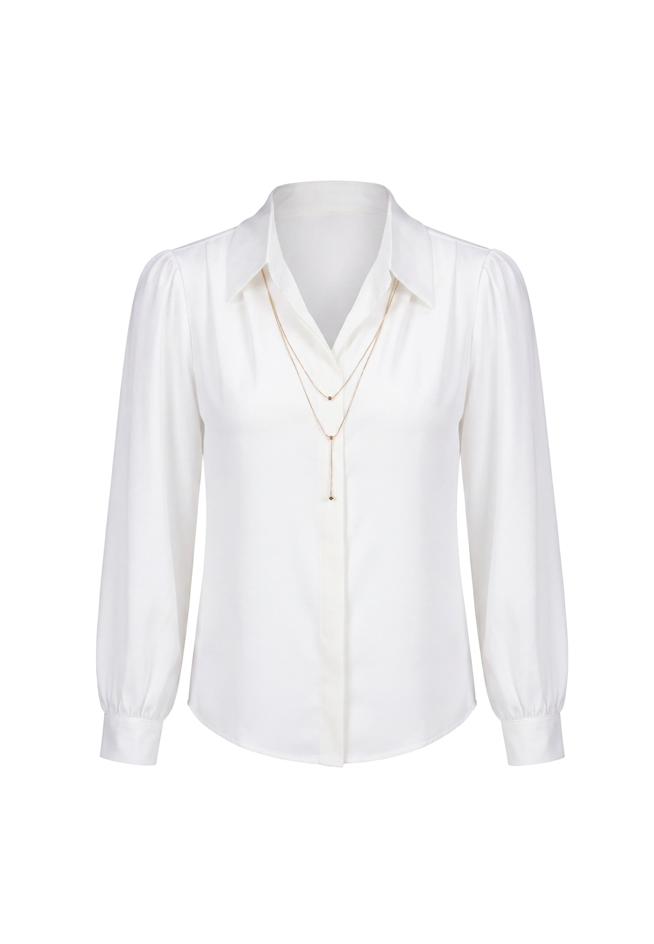 usha BLACK LABEL - Blusa en blanco: frente