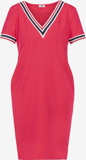 Karko Gebreide jurk 'AGATA' in de kleur Nachtblauw / Pink / Wit, Productweergave