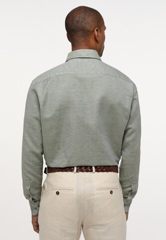ETERNA Comfort fit Button Up Shirt in Green