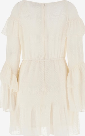 guess white long sleeve dress GUESS Women's Long Sleeve Gila Diamond Pointelle Dress, Dove White, Large at Amazon Women's Clothing store