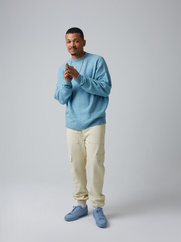ABOUT YOU x Benny Cristo Sweater 'Alessio' in Blue