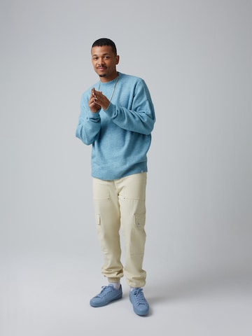 ABOUT YOU x Benny Cristo Pullover 'Alessio' in Blau