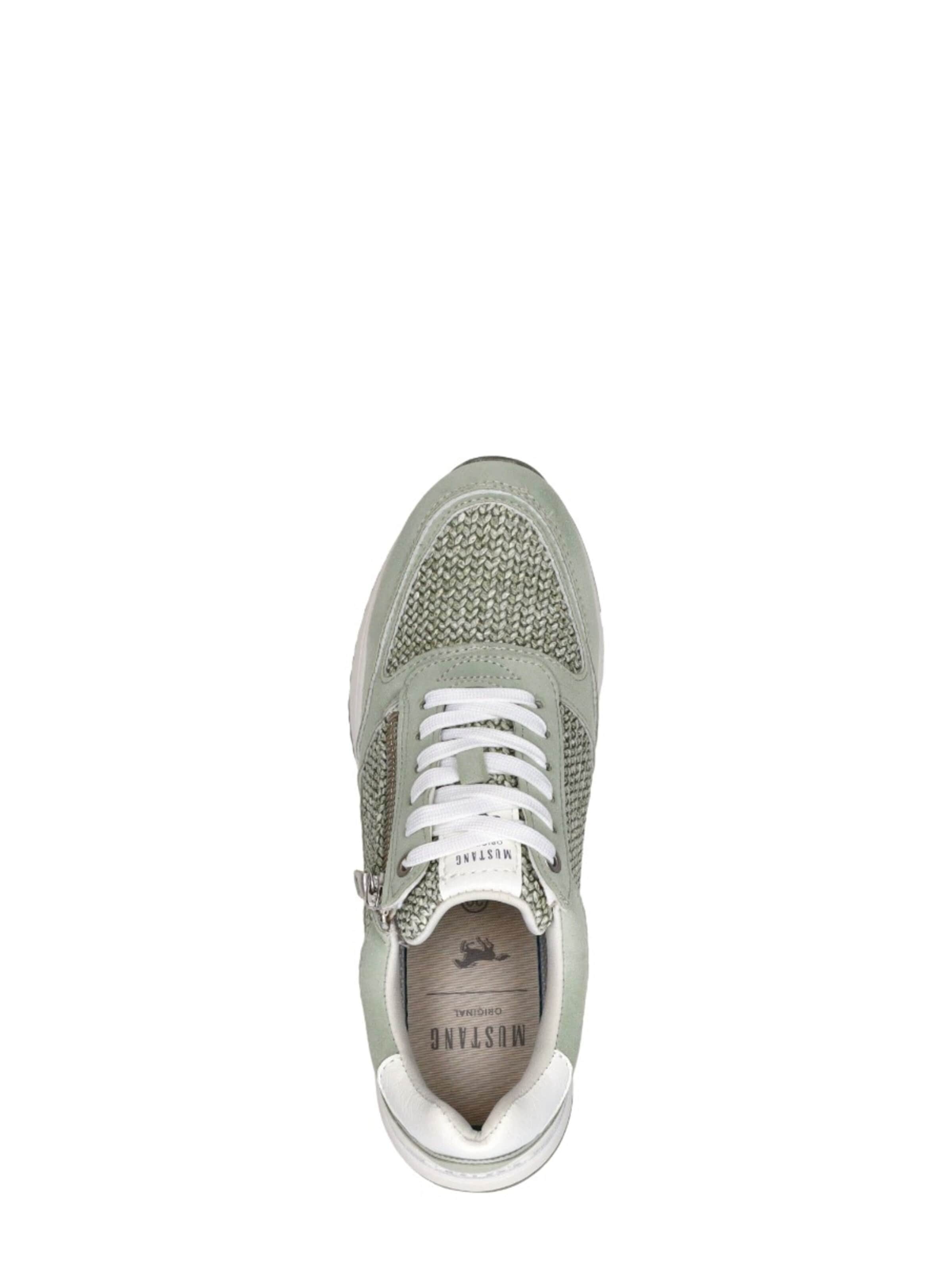 MUSTANG Sneakers laag 'Sneakers Laag' in Groen
