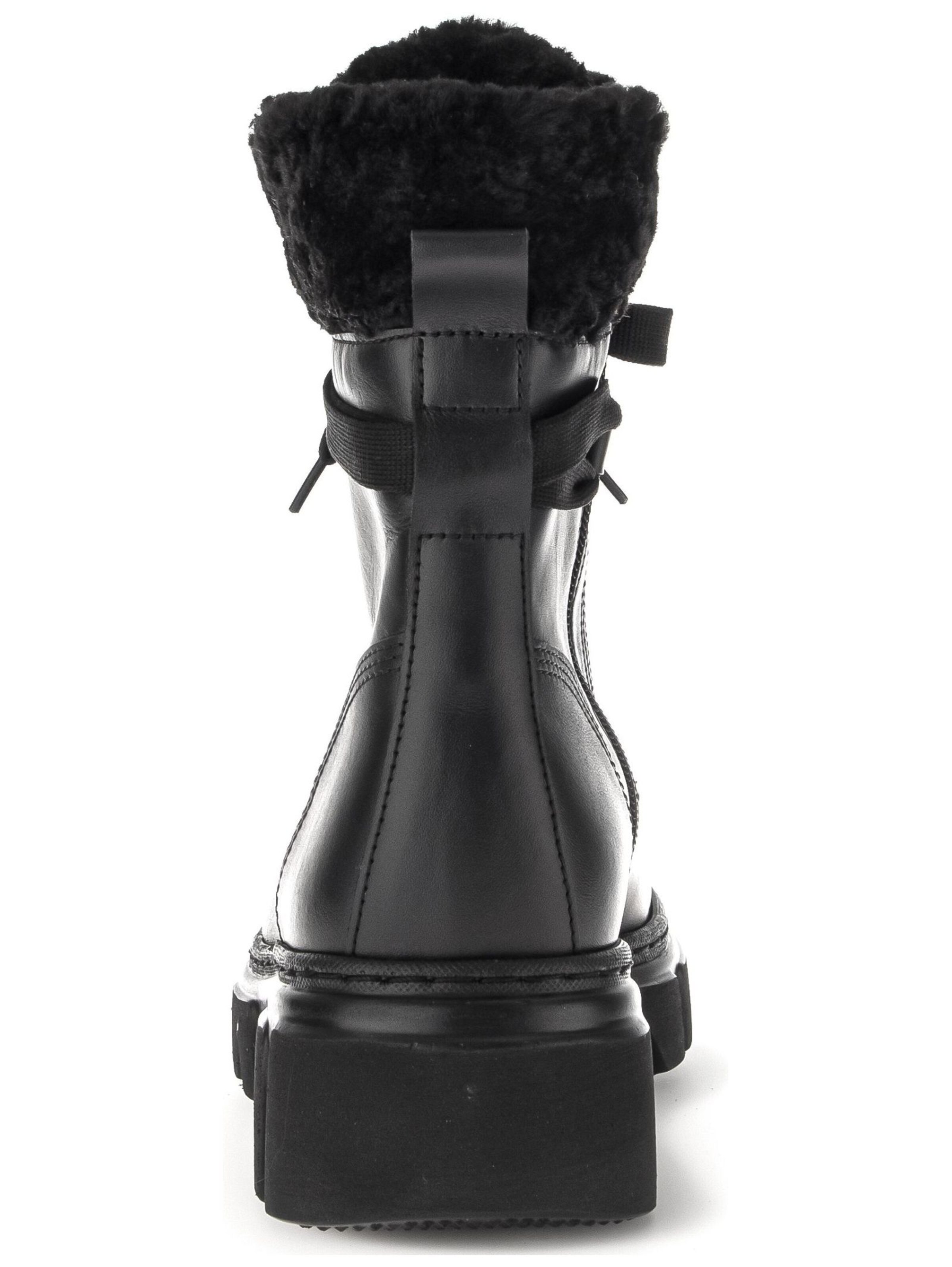 GABOR Schnürstiefelette in Schwarz