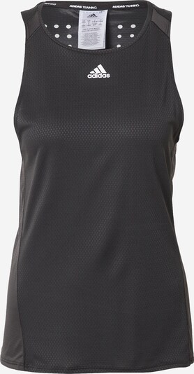 ADIDAS PERFORMANCE Sports Top in Black / White, Item view