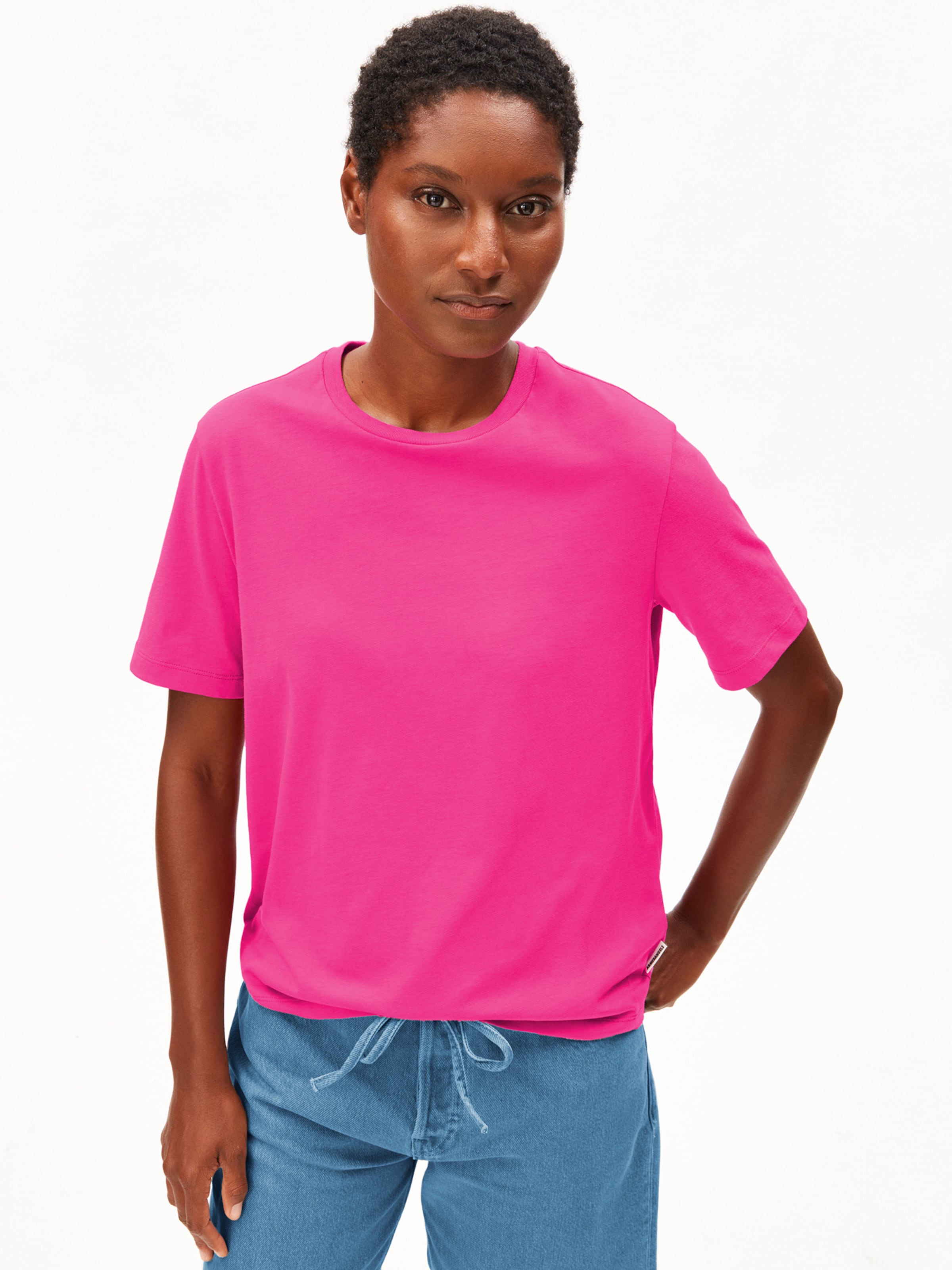 ARMEDANGELS T-Shirt LUALAA in Pink: Vorderseite